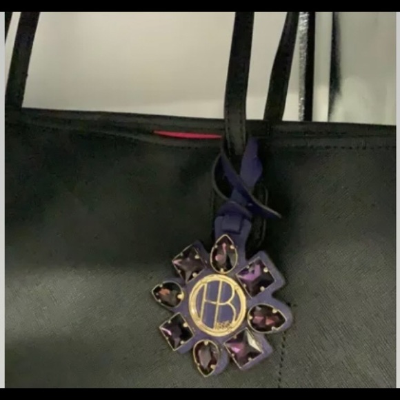 henri bendel Accessories - NWOT Henri Bendel Purple West 57th Bag Charm